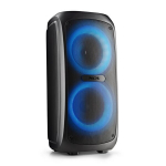 NGS WILD TEMPER: NE&Scaron;IOJAMA &Scaron;VENTĖS GARSO SISTEMA 200 W, LED ŽVAKIDĖS, KOMPATIBILI SU BLUETOOTH IR TWS, USB/AUX ĮVADAS, 5 VALANDŲ BATERIJA.