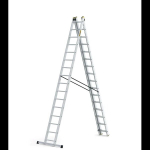 Trijų dalių daugiafunkcinės kopėčios DRABEST &bdquo;PRO&ldquo; 3x16 (DR-AL-DW-PRO-3X16-2K)