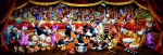CLEMENTONI - Compact 1000 pieces Panorama - Disney Orchestra