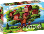 Dėlionė "medžių nameliai" 1000 detalių