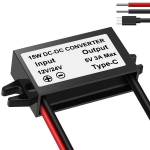 USB-C 12/24V keitiklis Powermax 15W 5V 3A