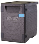 Termoizoliacinis konteineris Cam GoBox, įkrovimas i&scaron; priekio, GN 1/1, 86 l, Cambro, GN 1/1, 86L, Juodas, 640x440x(H)625mm