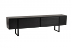 TV staliukas, Serenity, 180x50x29,5 cm, Juoda