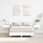 Lovos rėmas be Čiužinio baltas 120x200 cm inžinierinė mediena