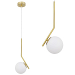 &Scaron;viestuvas Toolight G106-1W Gold White 45X15X45Cm