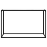 Konsolinis staliukas，konsolinis stalas, baltas, 120x35x75cm, grūdintas stiklas CFE76997