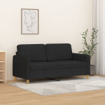 Dvivietė sofa，Poilsio sofa, juodos spalvos, 140cm, audinys CFE82410