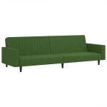 Dvivietė sofa-lova，Poilsio sofa, tamsiai žalios spalvos, aksomas CFE57210