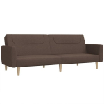 Dvivietė sofa-lova，Poilsio sofa, taupe spalvos, audinys CFE88459