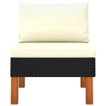 Vidurinė sofos，Poilsio sofa dalis, poliratanas ir eukalipto masyvas CFE74602
