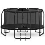 Batutas Thunder Inside Elite 16FT 488cm, su vidiniu apsauginiu tinklu, juoda