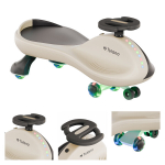 Tulano Focus 35 beige gravitacinis paspirtukas su LED ratais &ndash; stilingas ir saugus