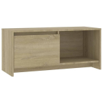 Televizoriaus spintelė，TV spintelė，TV staliukas, ąžuolo, 90x35x40cm, apdirbta mediena CFE853683