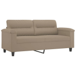 Dvivietė sofa，Poilsio sofa, taupe spalvos, 140cm, mikropluo&scaron;to audinys CFE45681