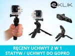 Mini trikojis laikiklis sportinei kamerai GoPro Sjcam, juodas