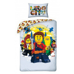 Vaiki&scaron;kas patalynės komplektas Lego, 140x200 cm, 2 dalių