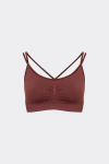 Besiuvis topas FLEX TOP ACTIVE Flexit Giulia, spalva hot chocolate