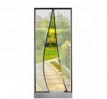 design4door magnetinis durų tinklelis nuo vabzdžių, 85 &times; 235 cm, juodas