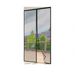 Wzlxcxxy magnetinė uodų tinklas durims 85 x 235 cm, juoda