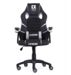 Žaidimų kėdė Extreme EX Gray su supimo funkcija ir žaidimų ratukais