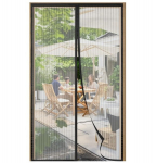 Sailimay magnetinis tinklelis nuo uodų durims 95x200 cm, juodas
