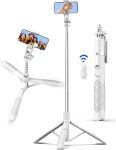 Asmenukių lazda ("Selfie sticks") SelfieShow Telefono trikojis ir asmenukių lazda, balta