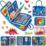 Vaikų mokomoji knyga Aranee Busy Board Montessori