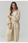 Kardiganas moterims Makadamia, beige, Universalus