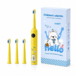 Vaiki&scaron;kas elektrinis dantų &scaron;epetėlis &bdquo;Hello&ldquo; su LED ekranu, 5 režimai, IPX7 atsparumas vandeniui