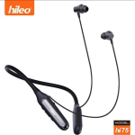 &bdquo;Bluetooth&ldquo; pusiau laidinės ausinės ant kaklo sportinės lengvos silikoninės-metalinės Hileo 75