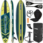 Pripučiama SUP lenta Raven Breeze Rider 340 cm, tamsiai mėlyna/geltona