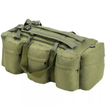 Militaristinio stiliaus daiktų krep&scaron;ys, 120 l, žalia