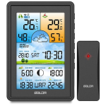 Meteorologinė stotis su ekranu BD-906, juoda