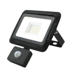EUROLIGHT LED prožektorius 20W su judesio davikliu, 1600lm