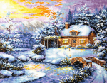 Siuvinėjimo rinkinys Magic Needle Winter's Tale 45-08
