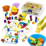 Mokomasis žaislų rinkinys Montessori, 44 elementai