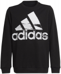 Adidas Džemperis Paaugliams Logo Sweat Black HA4011 HA4011/152, 140CM