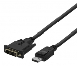 Deltaco, DP/DVI-D, 1 m