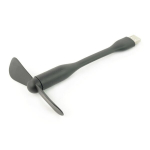 Silikoninis USB ventiliatorius - AK35G - 5V
