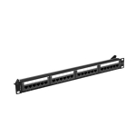 Brisimo pultas - LANBERG - PPUA-1024-B - 24 prievadai - 1U - CAT.6A UTP - Juodas