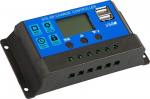 Saulės baterijų valdiklis 12/24V 60A 2x USB