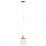 Lubinis sietynas Maytoni Modern aukso spalvos su baltu kupolu MOD221-PL-01-G