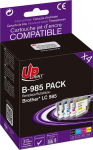 UPrint Brother LC985 4 Pack BK | C| M| Y