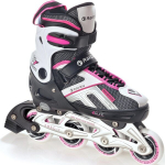 Reguliuojamo dydžio riedučiai Raven Pulse Black/Pink