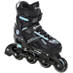 Riedučiai Raven Pulse Black/Cyan 33-36 (S)
