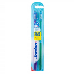 Vidutinio kietumo dantų &scaron;epetėlis Jordan Target Teeth and Gums Medium, 2 vnt.