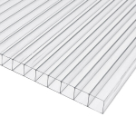 Kanalinis polikarbonatas 10mm, skaidrus, 1,05 x 2 m