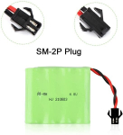 1 vnt. 4,8 V Ni-MH 1200 mAh įkraunama baterija, skirta automobiliniam nuotolinio valdymo pultui