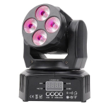 NN 408 WASH 4x8W RGBW LED mini judanti galvutė