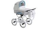 Scarlett universalus vežimėlis Baby Fashion 2in1, white-blue